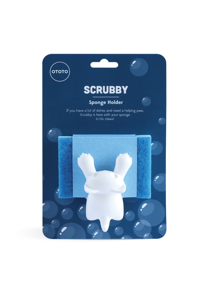 Scrubby holder til svamp - Hvid